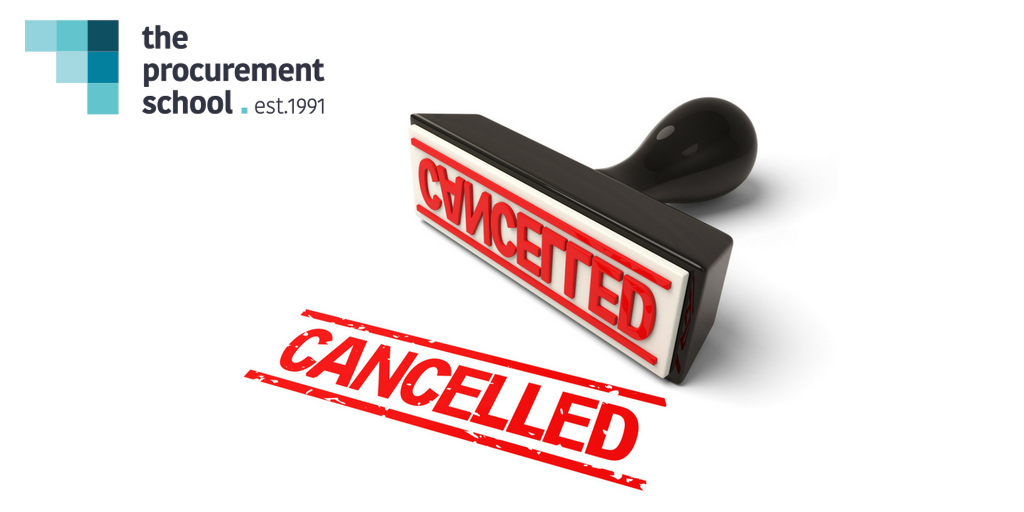 When can an owner close a process and re-tender - The Procurement School